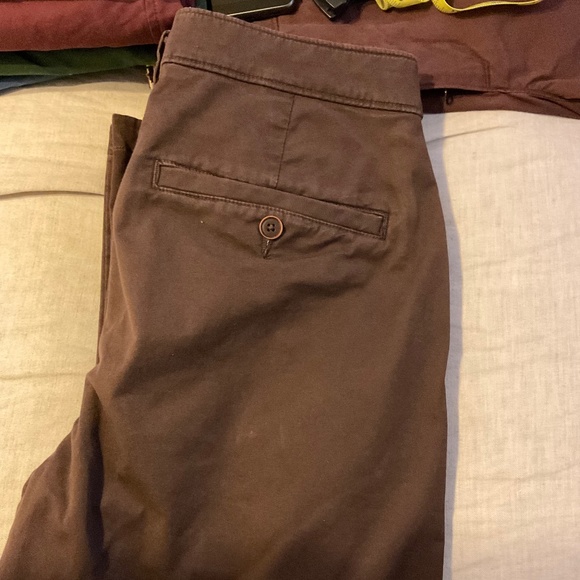 Abercrombie & Fitch super slim 31x32 burgundy pants - Picture 6 of 8